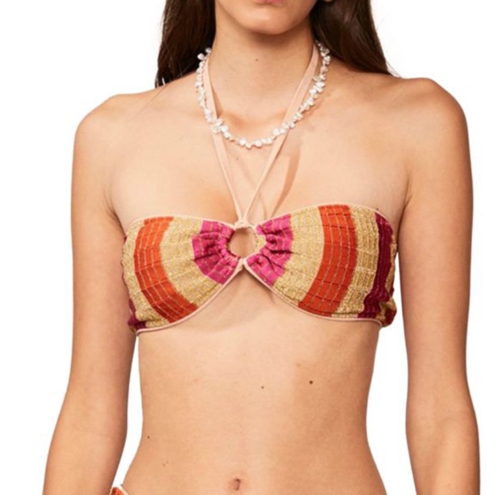 SUBOO Jacquelyn Ring Bandeau Bikini Top